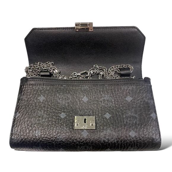 MCM Millie Visetos Flap Crossbody Bag - Picture 5 of 15